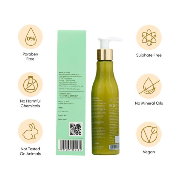 The Earth Collective Hair Conditioner For Oily Hair (200 ml) - The Earth Collective