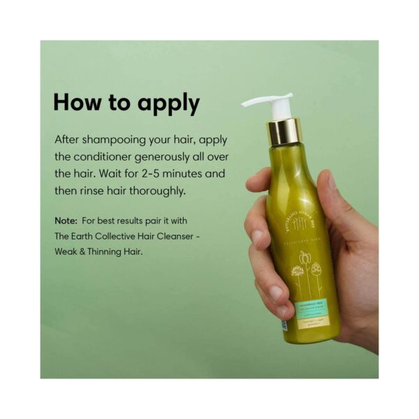 The Earth Collective Hair Conditioner For Weak & Thinning Hair (200 ml) - The Earth Collective