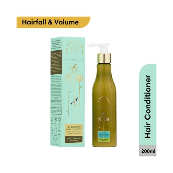The Earth Collective Hair Conditioner For Weak & Thinning Hair (200 ml) - The Earth Collective