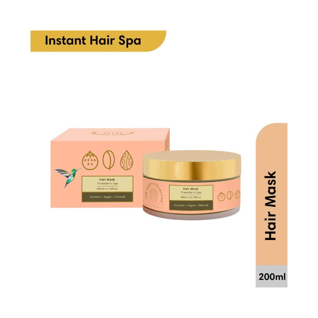 The Earth Collective Hair Mask For Traveller's Spa (200 ml) - The Earth Collective