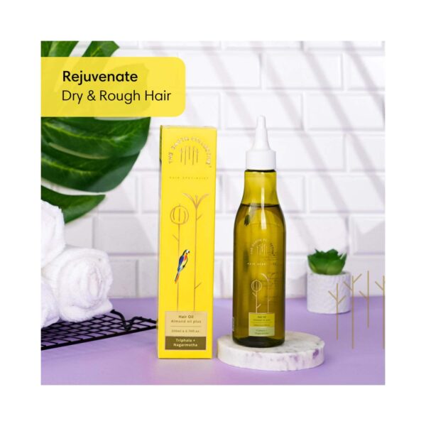 The Earth Collective Hair Oil - Almond Oil Plus (200 ml) - The Earth Collective