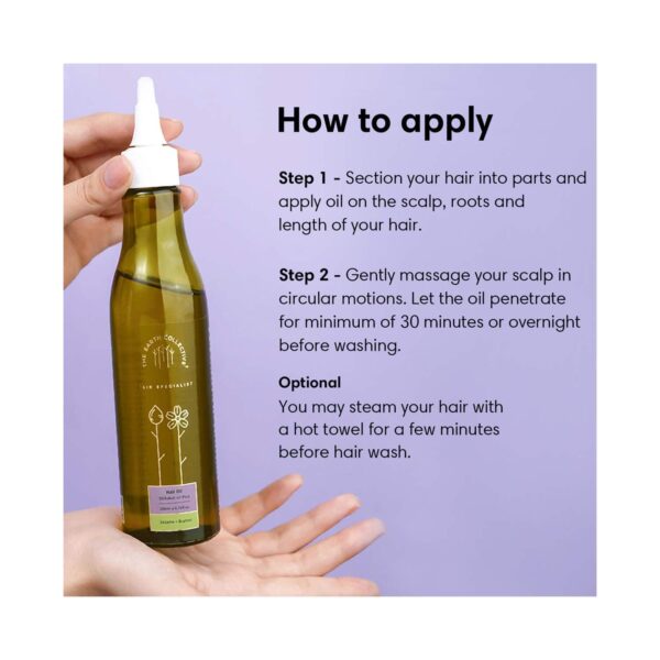 The Earth Collective Hair Oil - Shikakai Oil Plus (200 ml) - The Earth Collective