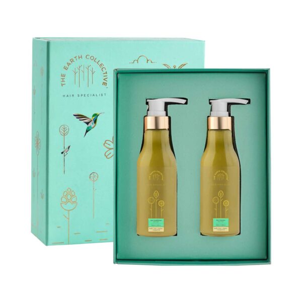 The Earth Collective The Detox Blend Hair Cleanser & Hair Conditioner Gift Set (2 Pcs) - The Earth Collective