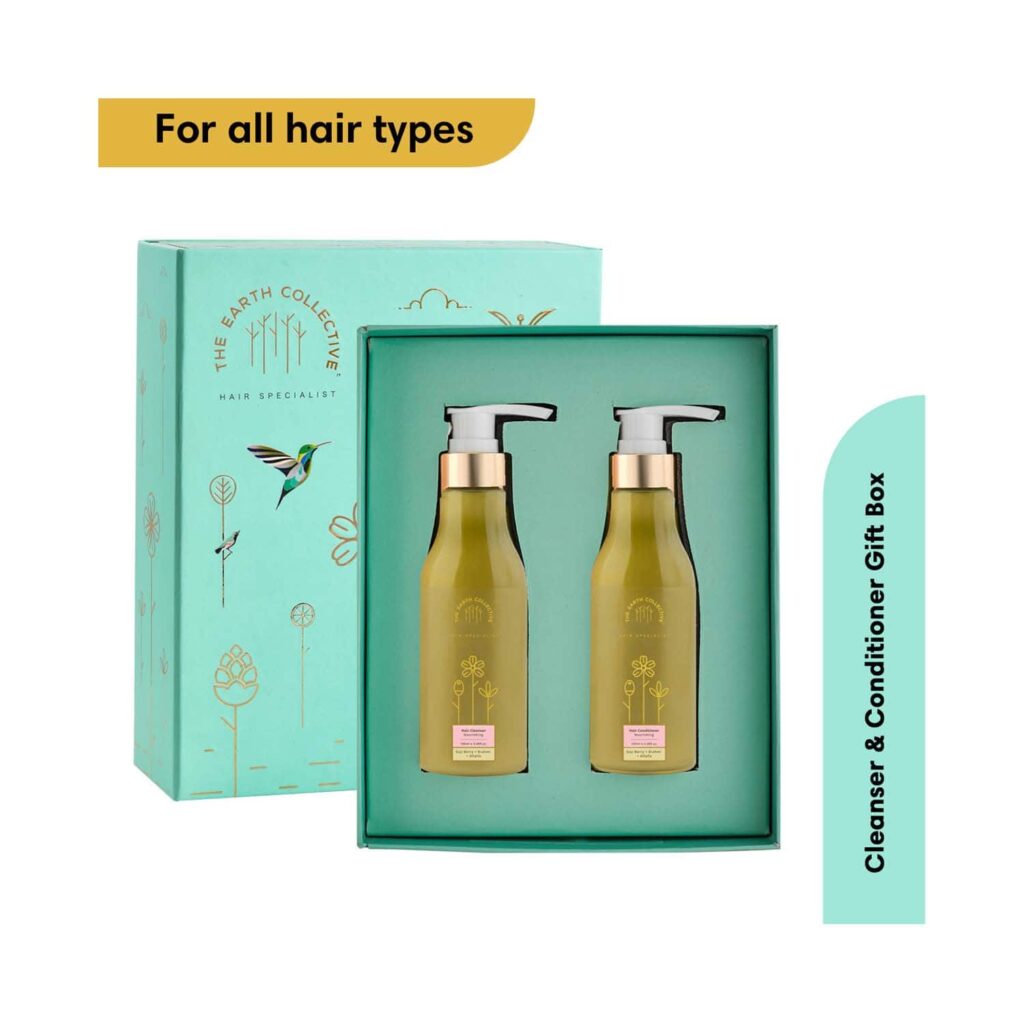 The Earth Collective The Nourishment Blend Hair Cleanser & Hair Conditioner Gift Set (2 Pcs) - The Earth Collective