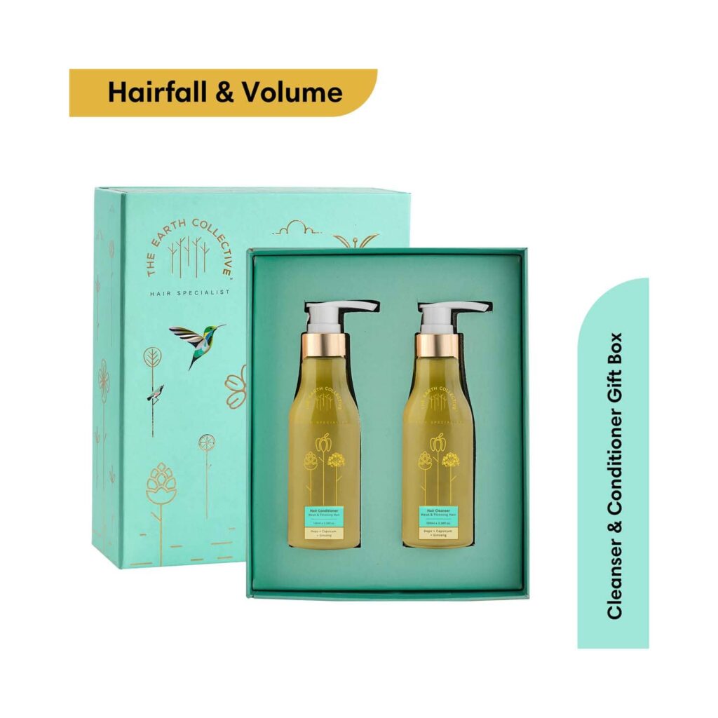 The Earth Collective The Volumizing Blend Hair Cleanser & Hair Conditioner Gift Set (2 Pcs) - The Earth Collective