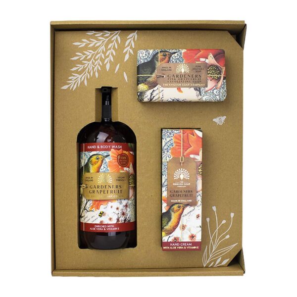 The English Soap Company - Anniversary Gardeners Hand & Body Gift Set (3 Pcs) - The English Soap Company