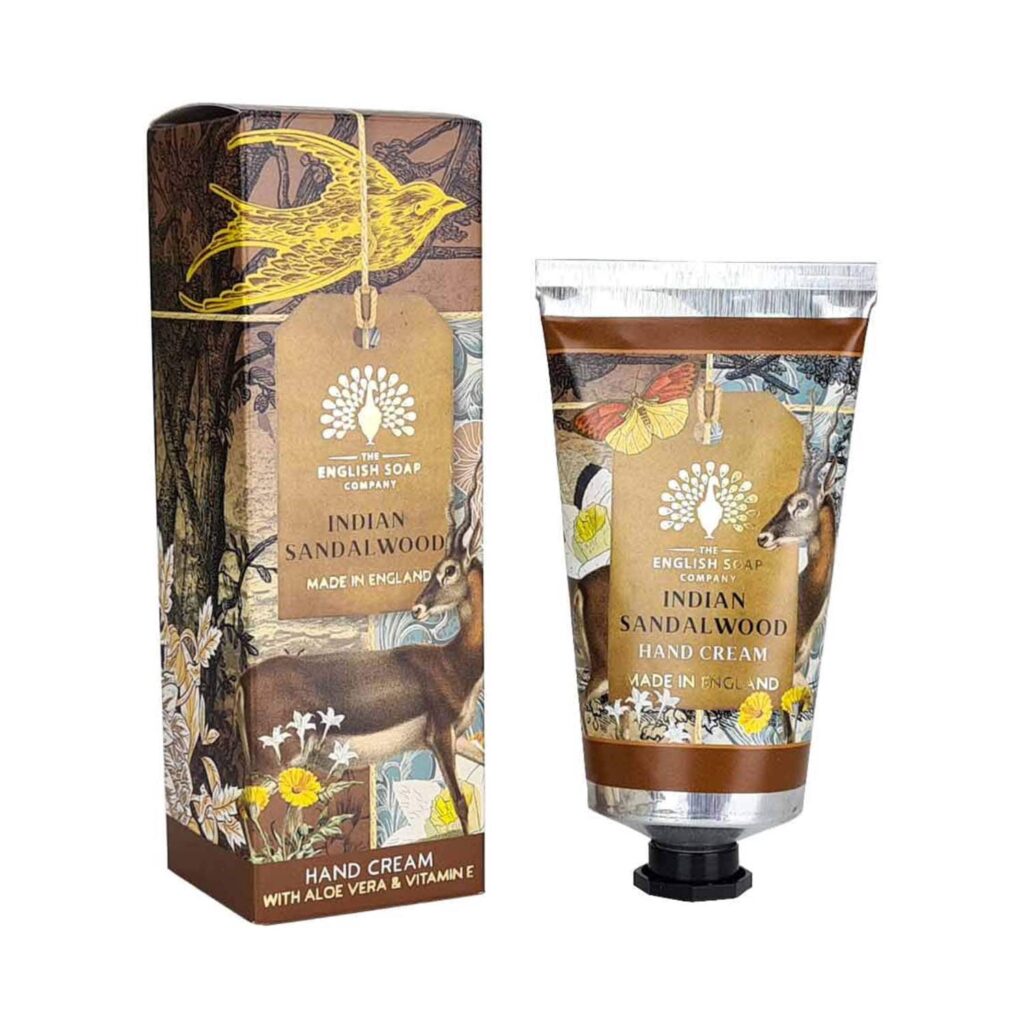 The English Soap Company Anniversary Indian Sandalwood Hand Cream (75ml) - The English Soap Company