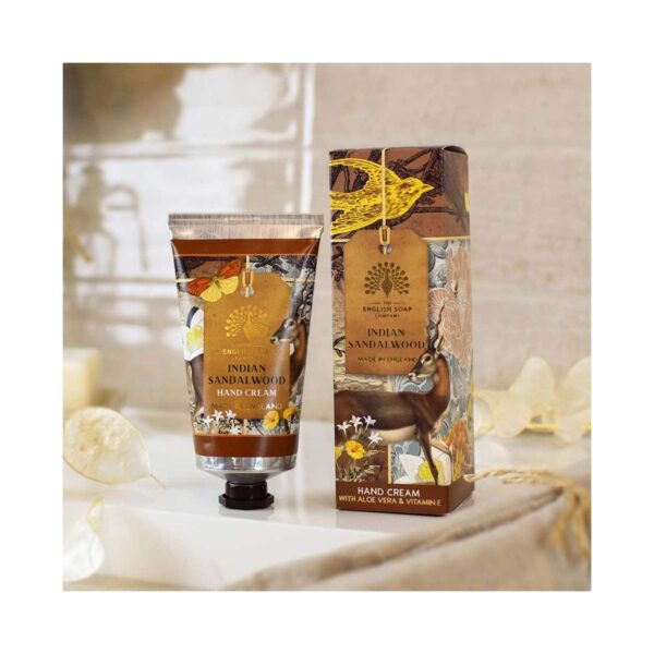 The English Soap Company Anniversary Indian Sandalwood Hand Cream (75ml) - The English Soap Company