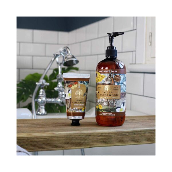 The English Soap Company Anniversary Indian Sandalwood Hand Cream (75ml) - The English Soap Company