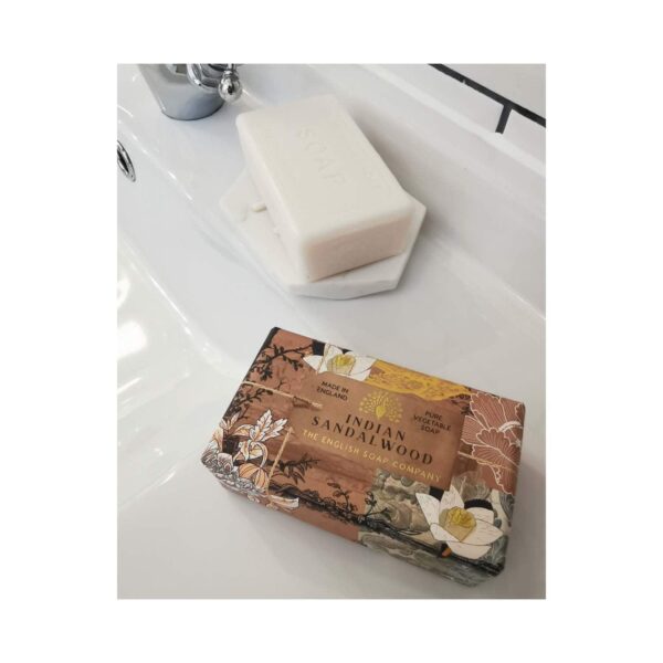 The English Soap Company Anniversary Indian Sandalwood Soap (190g) - The English Soap Company