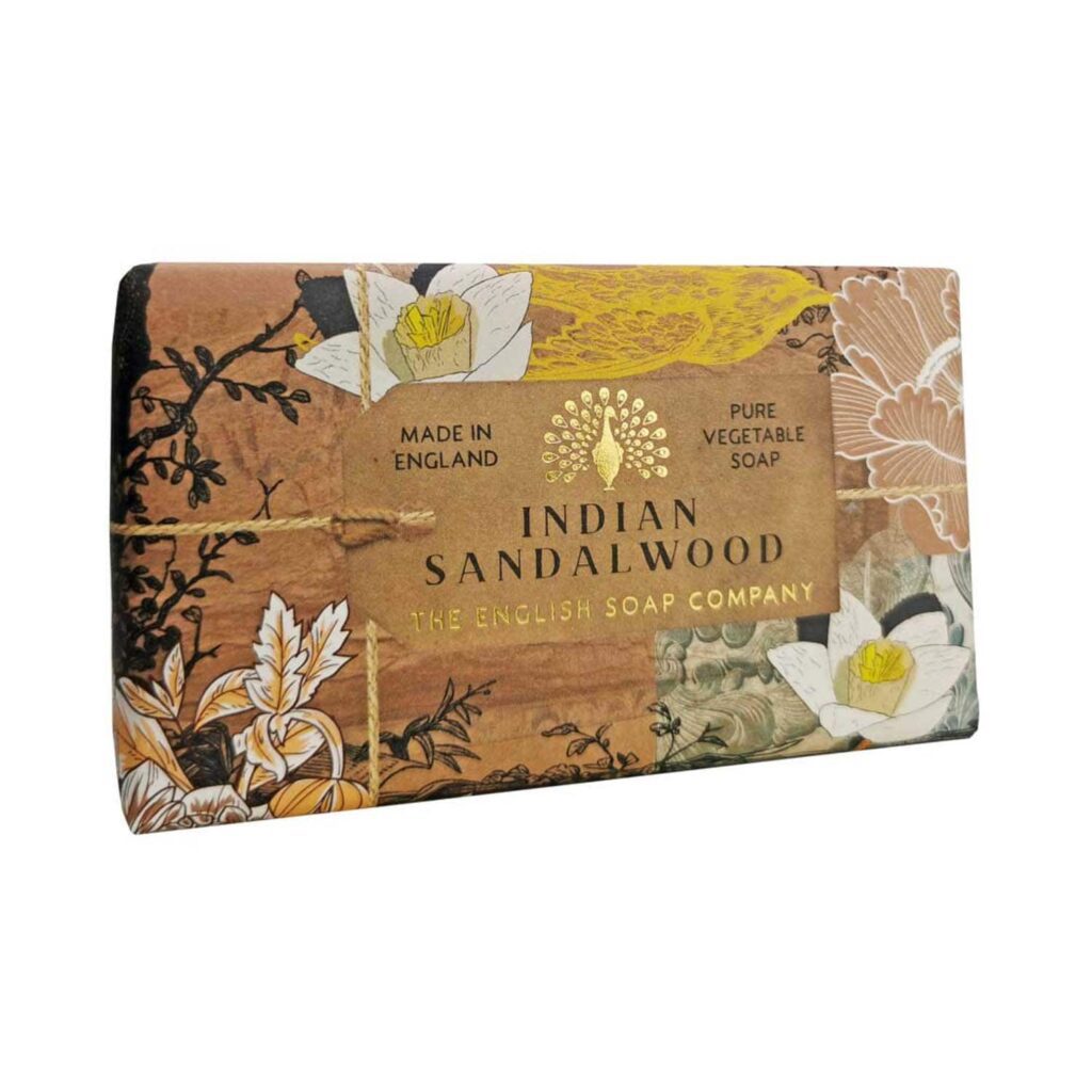 The English Soap Company Anniversary Indian Sandalwood Soap (190g) - The English Soap Company