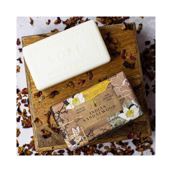 The English Soap Company Anniversary Indian Sandalwood Soap (190g) - The English Soap Company