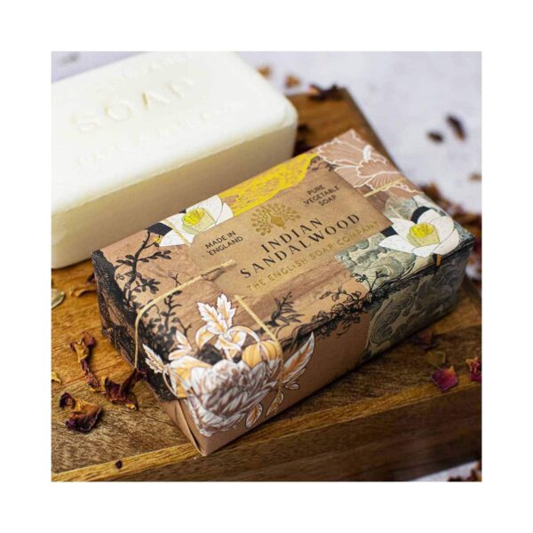 The English Soap Company Anniversary Indian Sandalwood Soap (190g) - The English Soap Company
