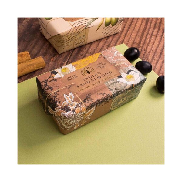 The English Soap Company Anniversary Indian Sandalwood Soap (190g) - The English Soap Company