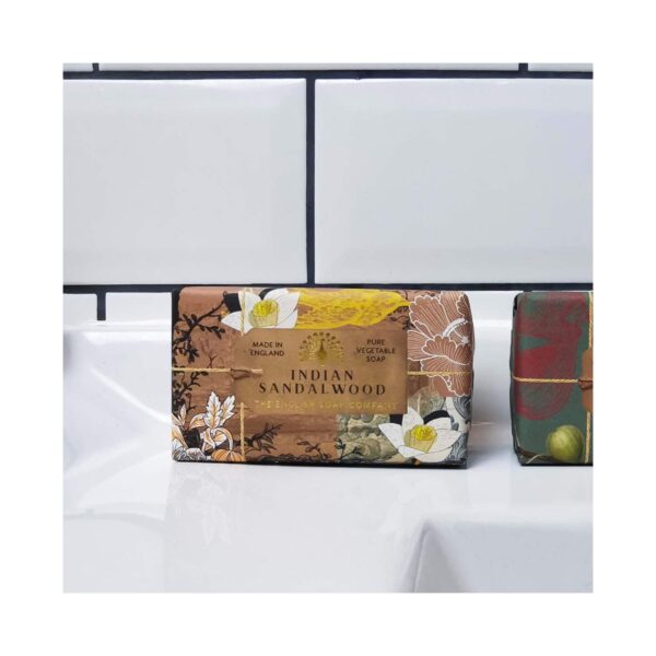 The English Soap Company Anniversary Indian Sandalwood Soap (190g) - The English Soap Company