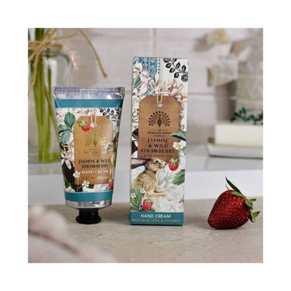 The English Soap Company Anniversary Jasmine & Wild Strawberry Hand Cream (75ml) - The English Soap Company