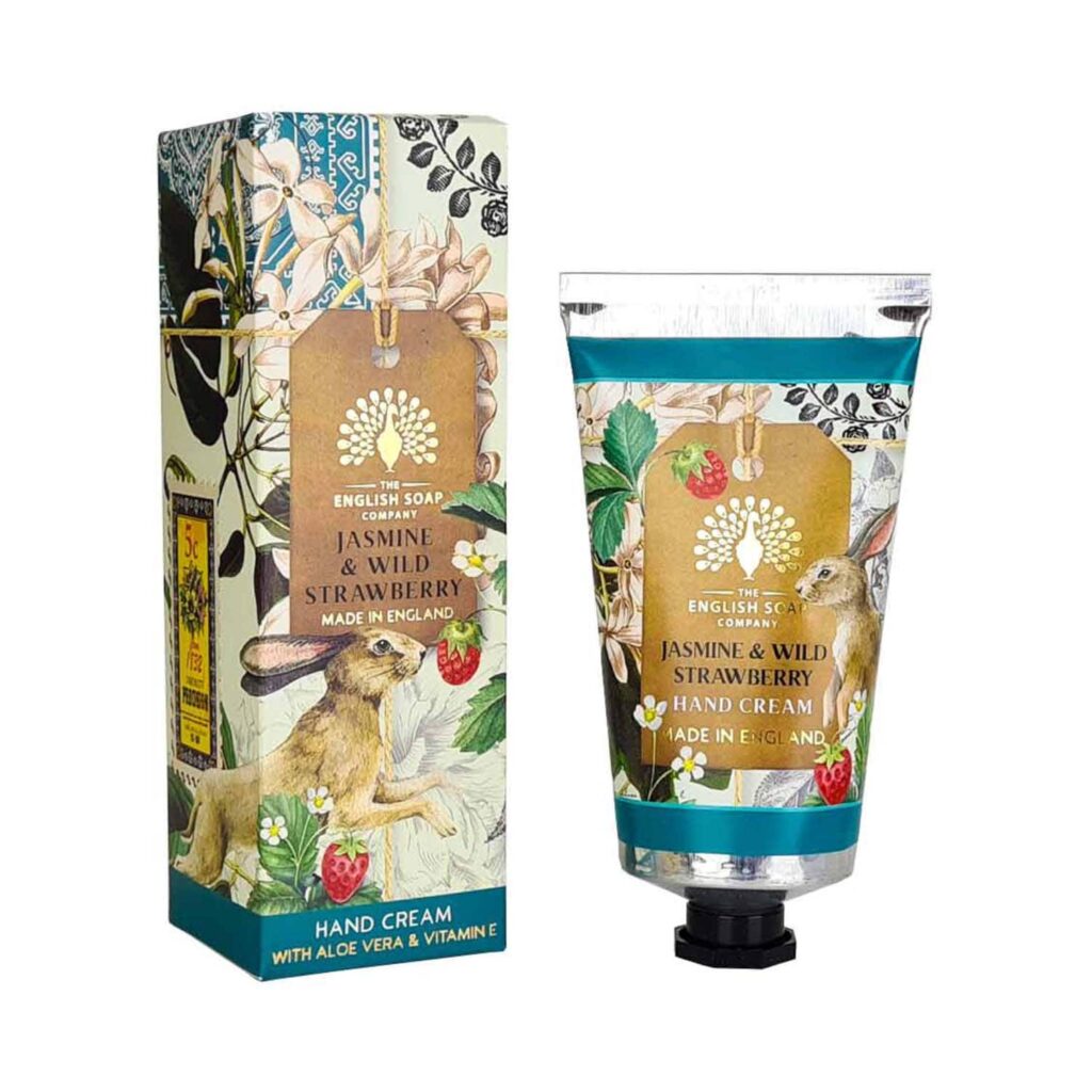 The English Soap Company Anniversary Jasmine & Wild Strawberry Hand Cream (75ml) - The English Soap Company