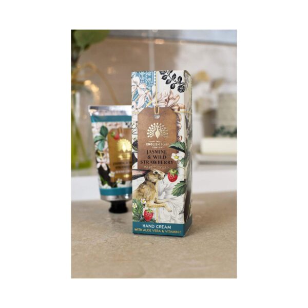The English Soap Company Anniversary Jasmine & Wild Strawberry Hand Cream (75ml) - The English Soap Company