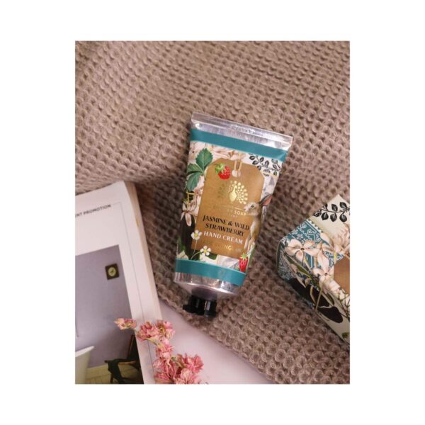 The English Soap Company Anniversary Jasmine & Wild Strawberry Hand Cream (75ml) - The English Soap Company
