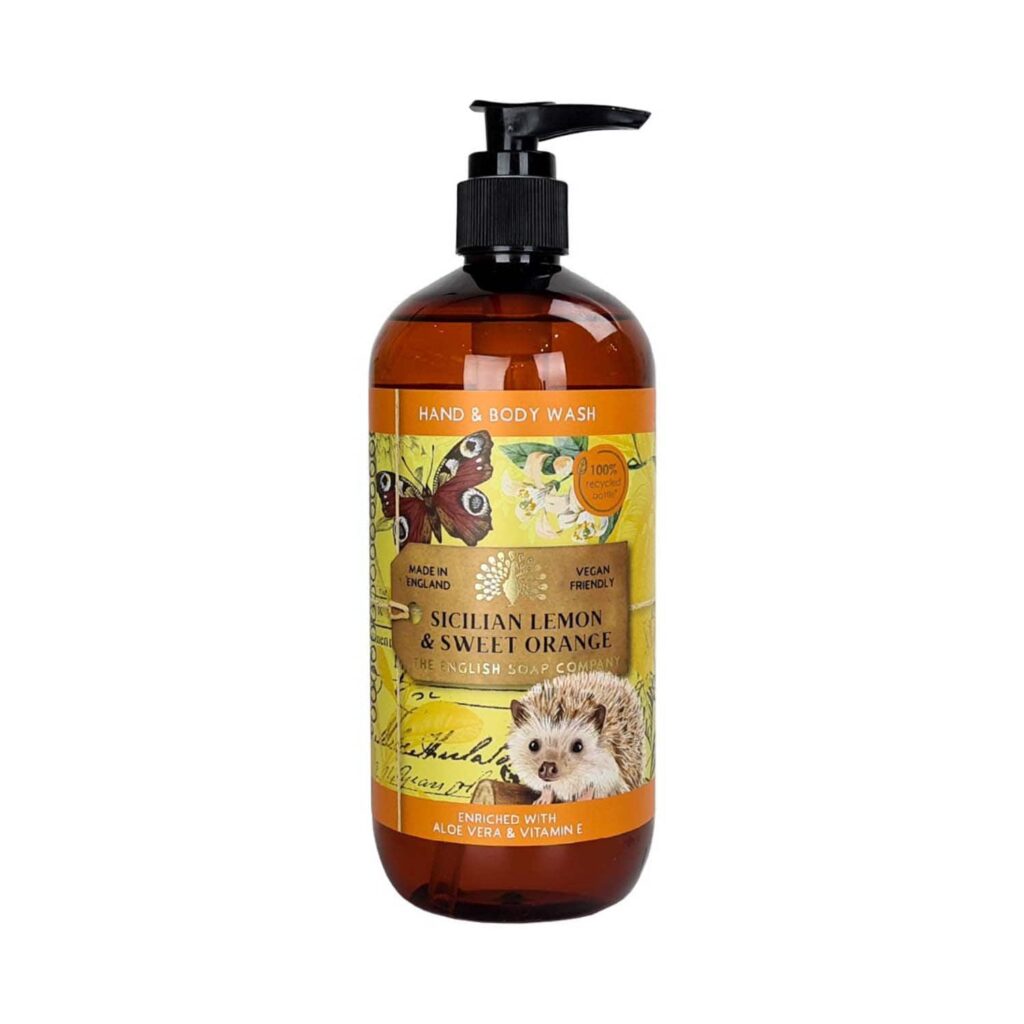 The English Soap Company Anniversary Sicilian Lemon & Sweet Orange Hand & Body Wash (500ml) - The English Soap Company