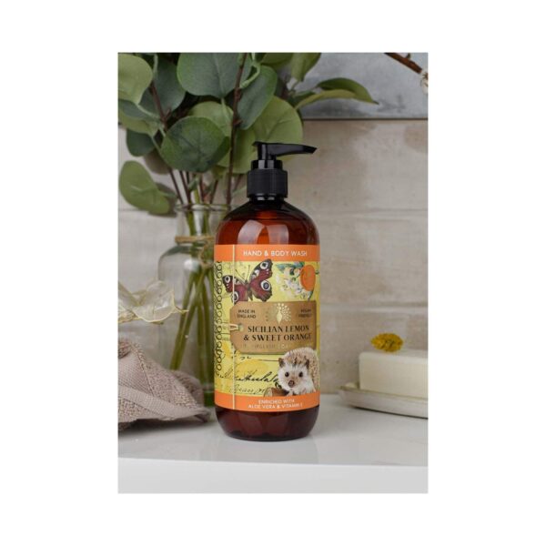 The English Soap Company Anniversary Sicilian Lemon & Sweet Orange Hand & Body Wash (500ml) - The English Soap Company