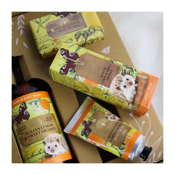 The English Soap Company - Anniversary Sicilian Lemon & Sweet Orange Hand & Body Gift Set (3 Pcs) - The English Soap Company