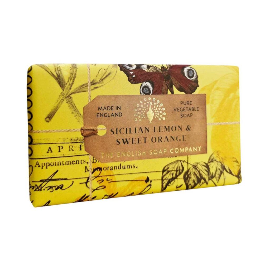 The English Soap Company Anniversary Sicilian Lemon & Sweet Orange Soap (190g) - The English Soap Company