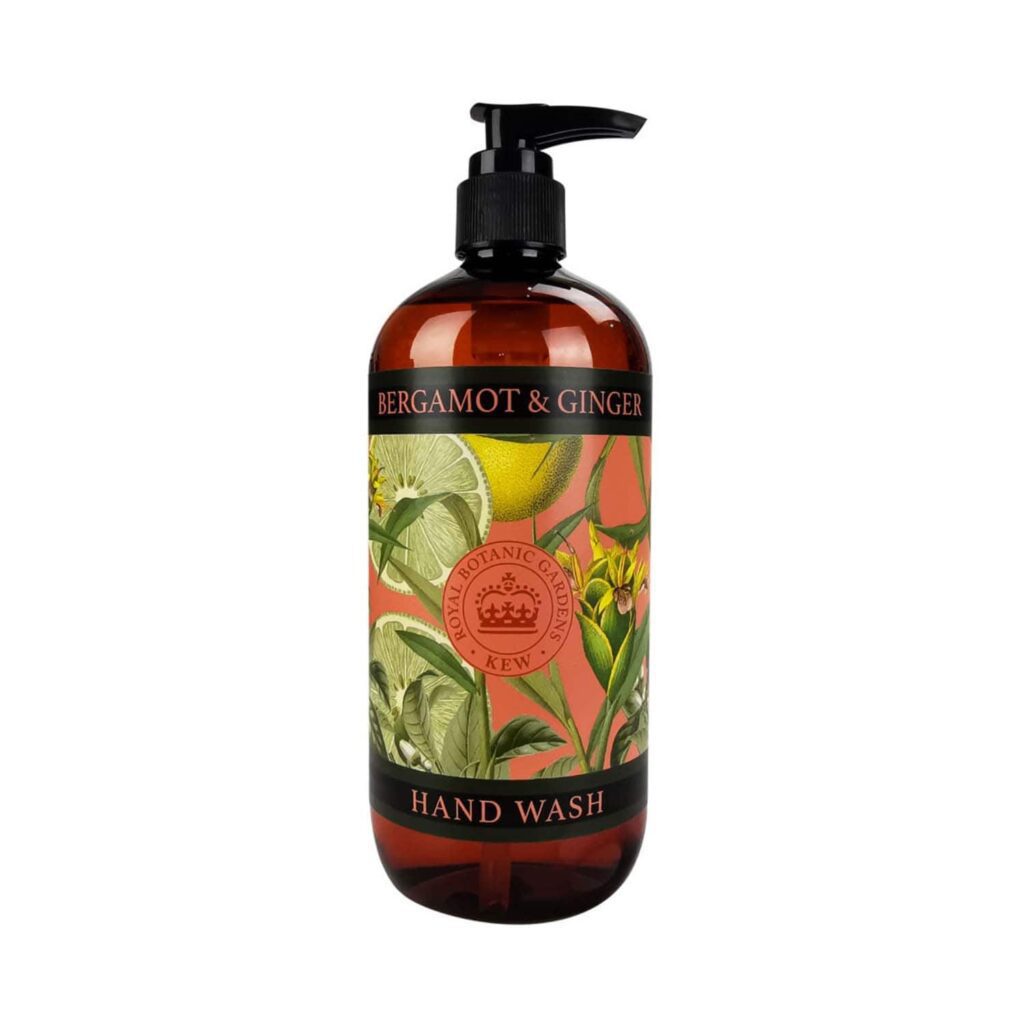 The English Soap Company Royal Botanic Gardens Kew Bergamot & Ginger Hand Wash (500ml) - The English Soap Company