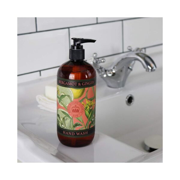 The English Soap Company Royal Botanic Gardens Kew Bergamot & Ginger Hand Wash (500ml) - The English Soap Company