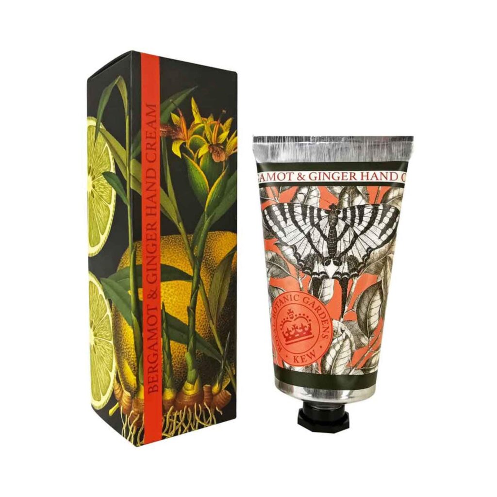 The English Soap Company Royal Botanic Gardens Kew Bergamot & Ginger Hand Cream (75ml) - The English Soap Company
