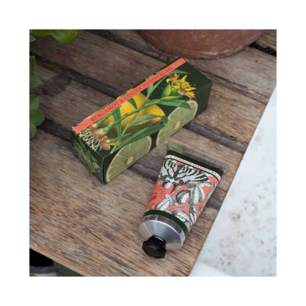 The English Soap Company Royal Botanic Gardens Kew Bergamot & Ginger Hand Cream (75ml) - The English Soap Company