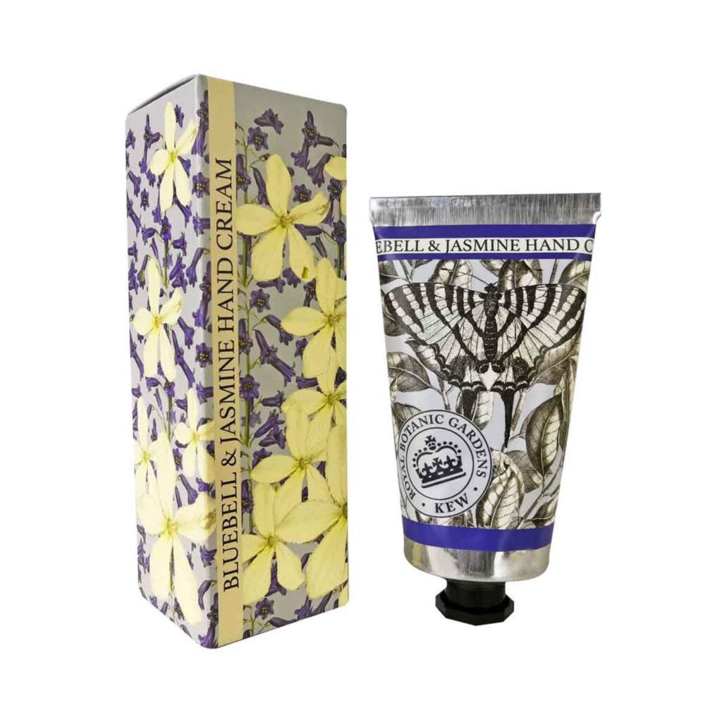 The English Soap Company Royal Botanic Gardens Kew Bluebell & Jasmine Hand Cream (75ml) - The English Soap Company