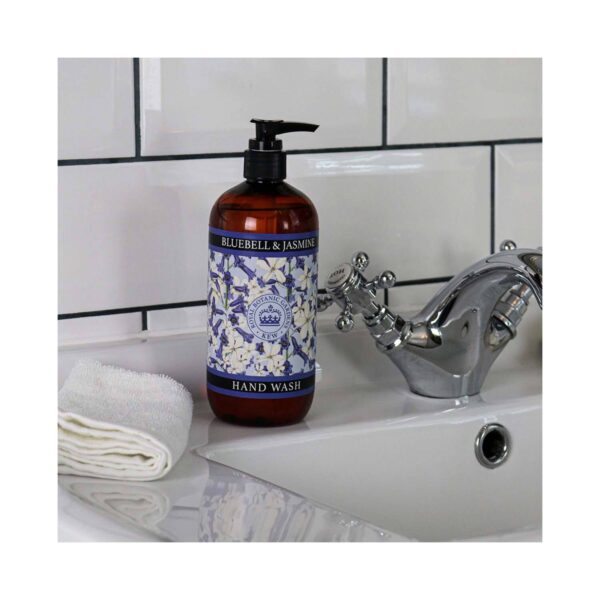 The English Soap Company Royal Botanic Gardens Kew Bluebell & Jasmine Hand Wash (500ml) - The English Soap Company