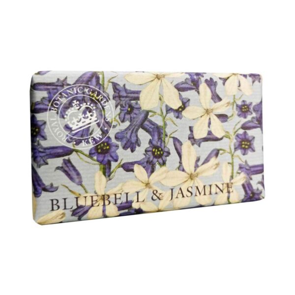 The English Soap Company Royal Botanic Gardens Kew Bluebell & Jasmine Soap (240g) - The English Soap Company