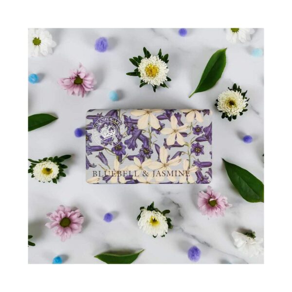 The English Soap Company Royal Botanic Gardens Kew Bluebell & Jasmine Soap (240g) - The English Soap Company