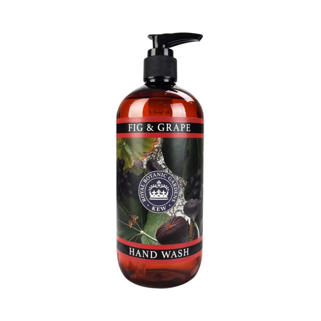 The English Soap Company Royal Botanic Gardens Kew Fig & Grape Hand Wash (500ml) - The English Soap Company