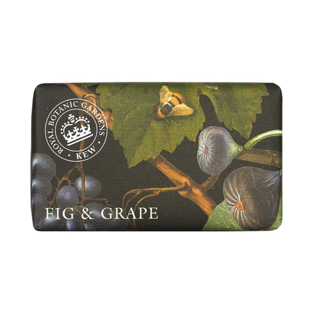 The English Soap Company Royal Botanic Gardens Kew Fig & Grape Soap (240g) - The English Soap Company