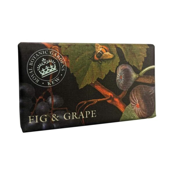 The English Soap Company Royal Botanic Gardens Kew Fig & Grape Soap (240g) - The English Soap Company