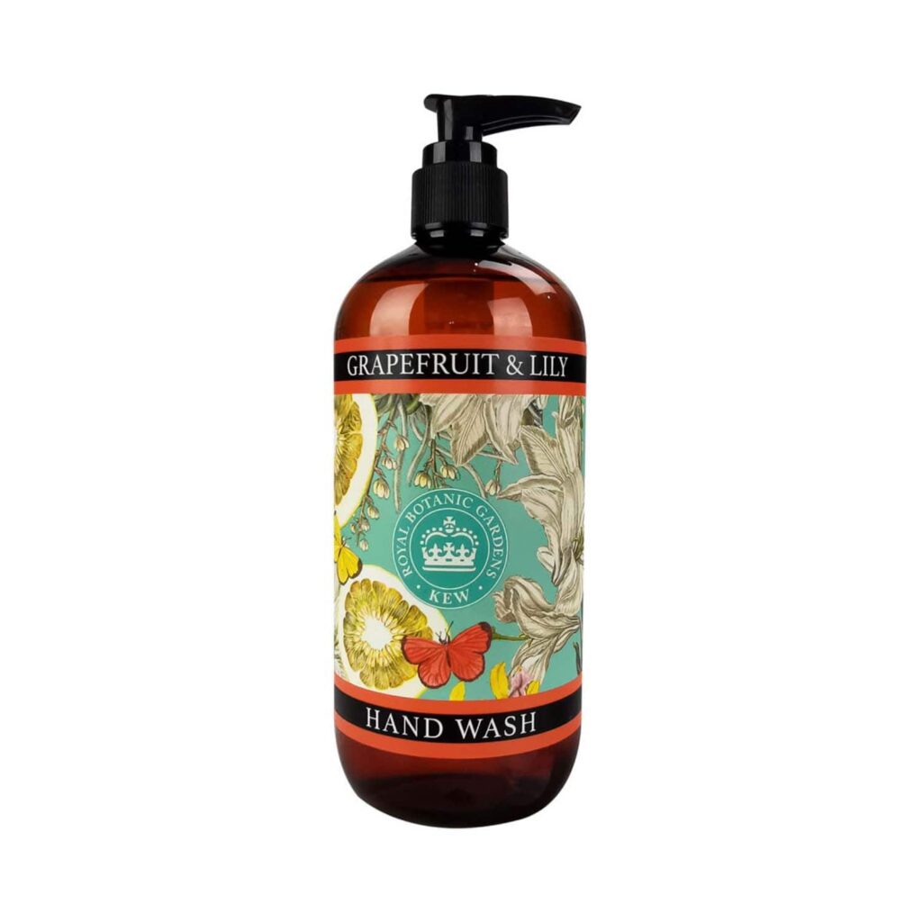 The English Soap Company Royal Botanic Gardens Kew Grapefruit & Lily Hand Wash (500ml) - The English Soap Company