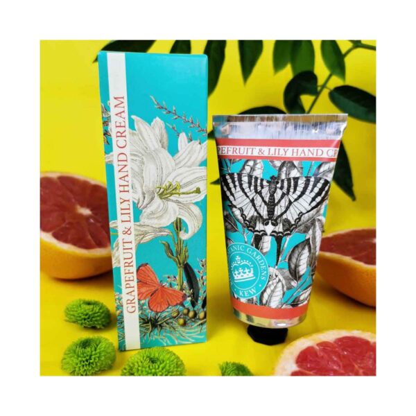 The English Soap Company Royal Botanic Gardens Kew Grapefruit & Lily Hand Cream (75ml) - The English Soap Company