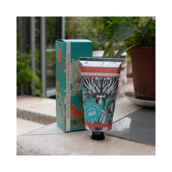 The English Soap Company Royal Botanic Gardens Kew Grapefruit & Lily Hand Cream (75ml) - The English Soap Company