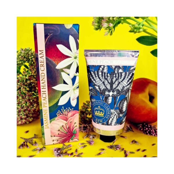 The English Soap Company Royal Botanic Gardens Kew Jasmine Peach Hand Cream (75ml) - The English Soap Company