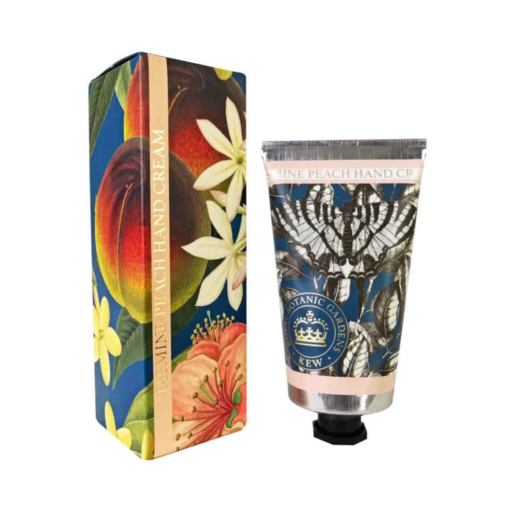 The English Soap Company Royal Botanic Gardens Kew Jasmine Peach Hand Cream (75ml) - The English Soap Company