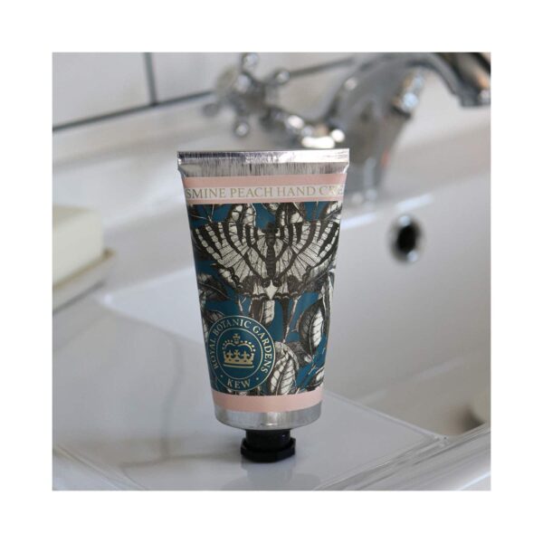The English Soap Company Royal Botanic Gardens Kew Jasmine Peach Hand Cream (75ml) - The English Soap Company