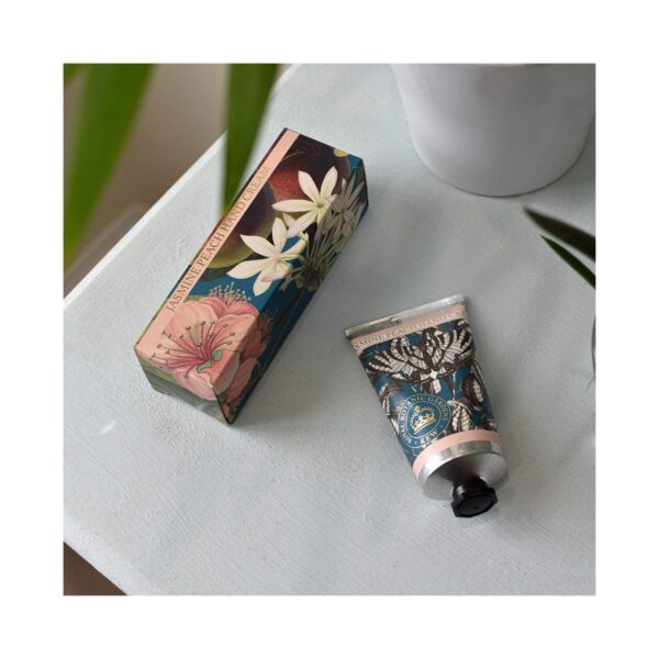 The English Soap Company Royal Botanic Gardens Kew Jasmine Peach Hand Cream (75ml) - The English Soap Company