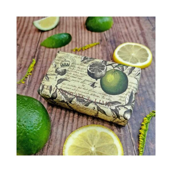 The English Soap Company Royal Botanic Gardens Kew Lemongrass & Lime Soap (240g) - The English Soap Company