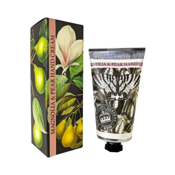 The English Soap Company Royal Botanic Gardens Kew Magnolia & Pear Hand Cream (75ml) - The English Soap Company