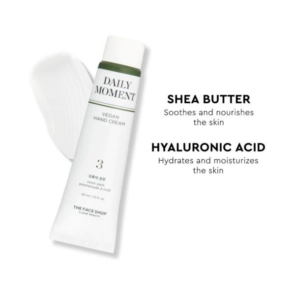 The Face Shop Daily Moment 03 Noon Park Vegan Hand Cream (30ml) - The Face Shop