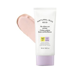 The Face Shop Primer Sunscreen SPF 50+ PA++++ with Zinc Oxide Covers Pores Evens Skin Tone (50 ml) - The Face Shop