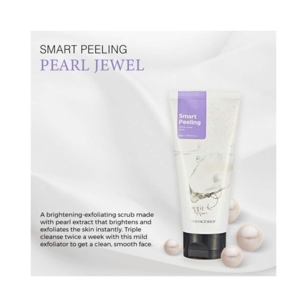 The Face Shop Smart Peeling White Jewel Scrub (120ml) - The Face Shop
